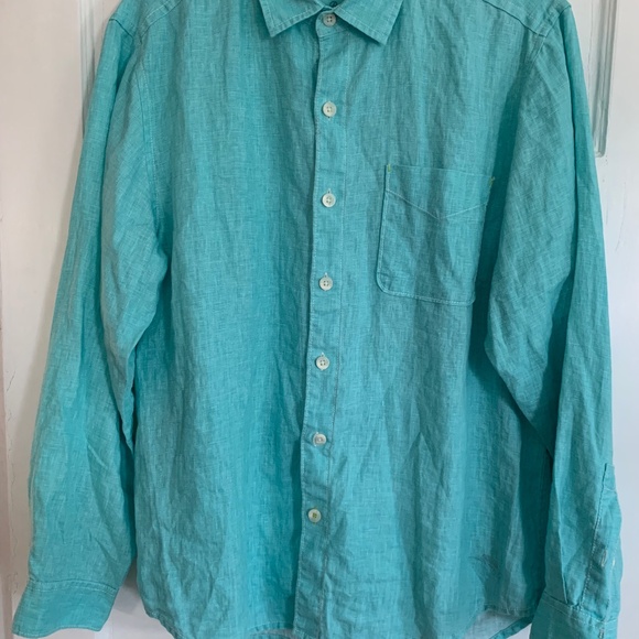 Tommy Bahama long sleeve linen shirt - Picture 1 of 2